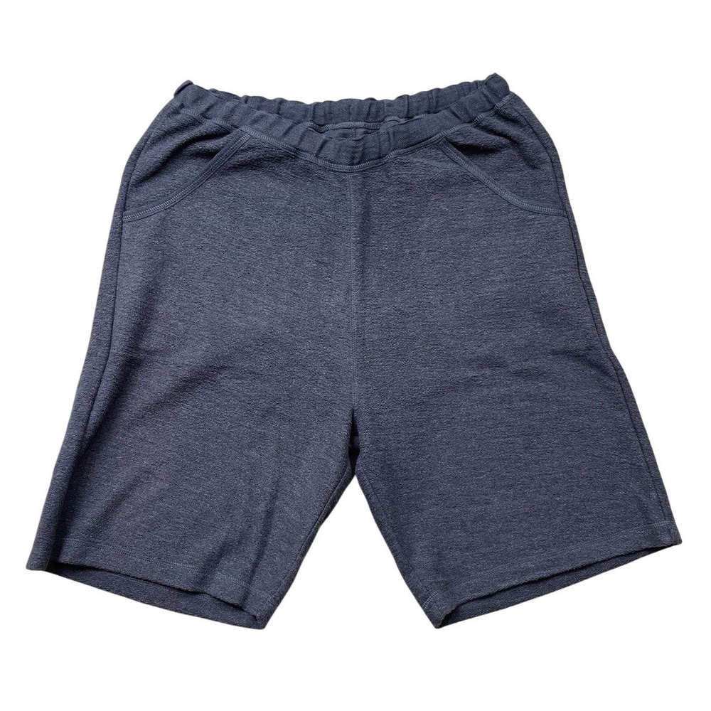 J. Peterman Inside Out Shorts Mens‎ Medium Gray Loungewear Knit Cotton Blend